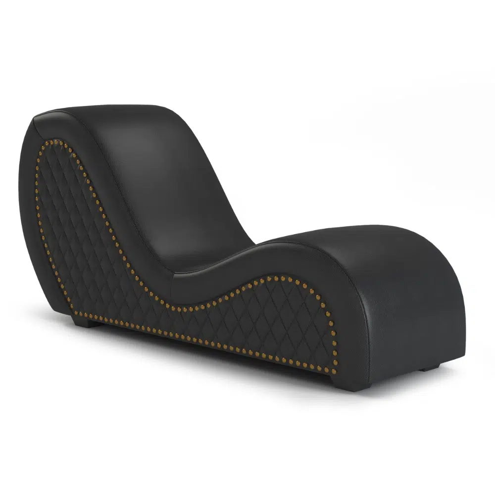 Fauteuil Tantra « Le Baroque » – Sofa Tantra Noir – Image 2