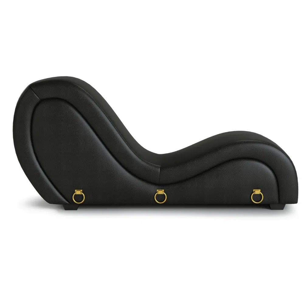 Sofa Tantra « L’audacieux »- Fauteuil Tantra Noir Avec Anneaux – Image 2