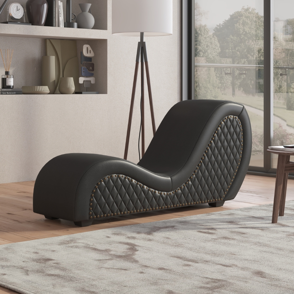 Fauteuil Tantra « Le Baroque » – Sofa Tantra Noir – Image 4